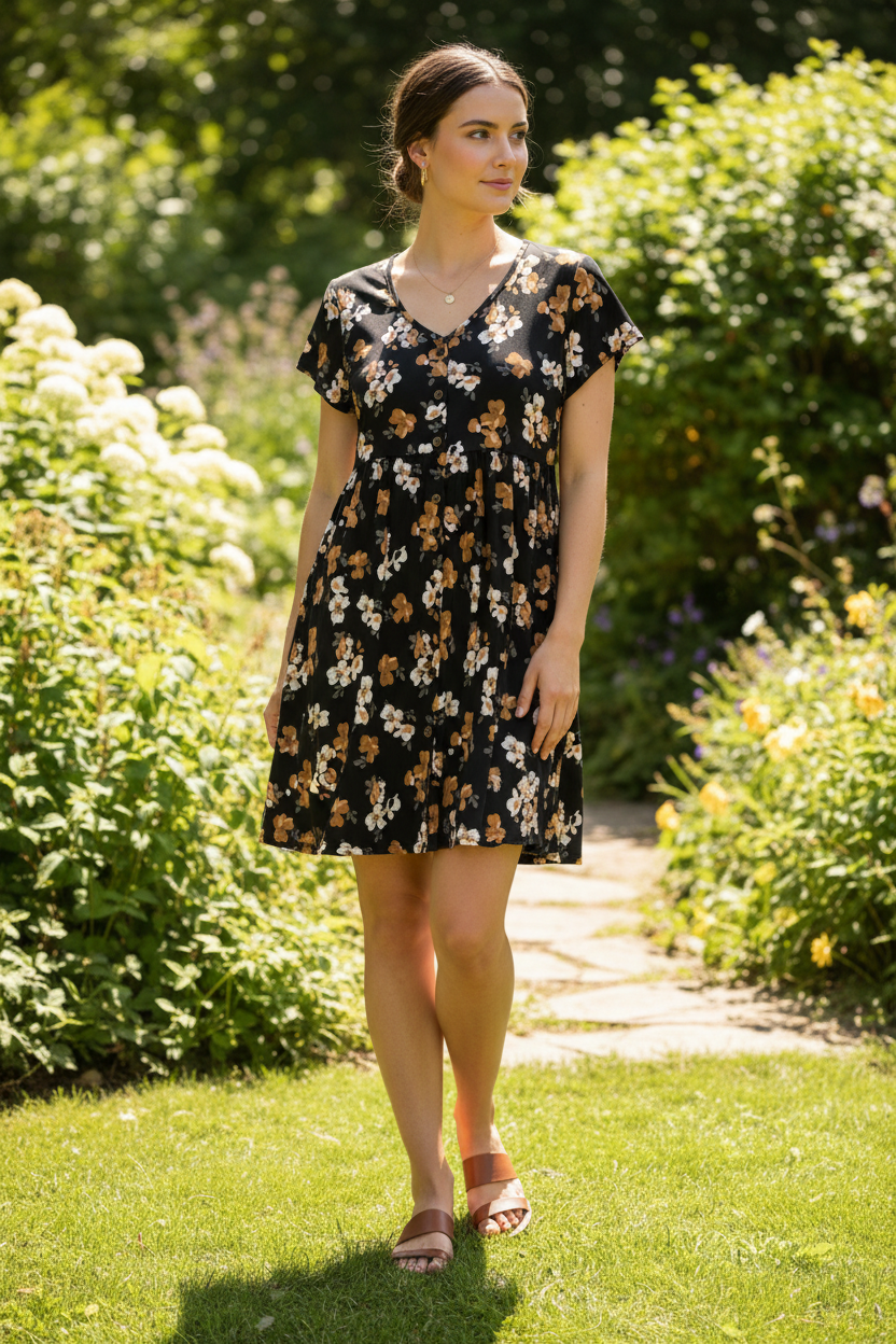 LuLaRoe • Heidi • Babydoll Dress • Original Leggings Material