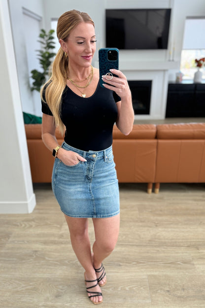 Judy Blue • Haley • High Rise Control Top Skirt