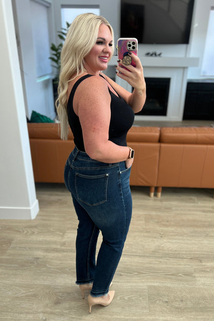 Judy Blue • Phillipa High Rise Release Hem Slim Jeans