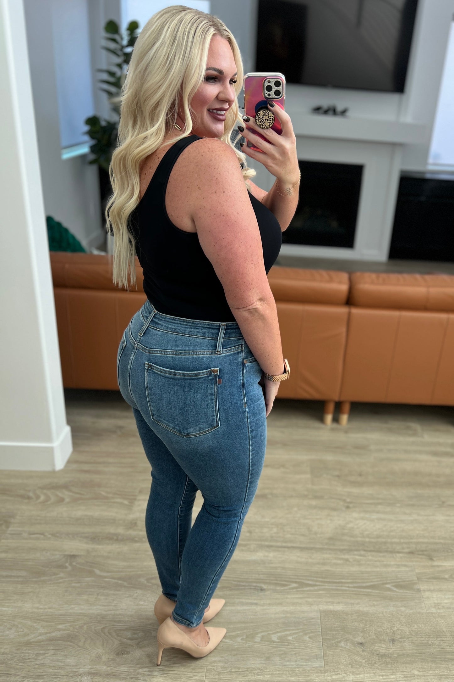 Judy Blue • Bryant High Rise Thermal Skinny Jean