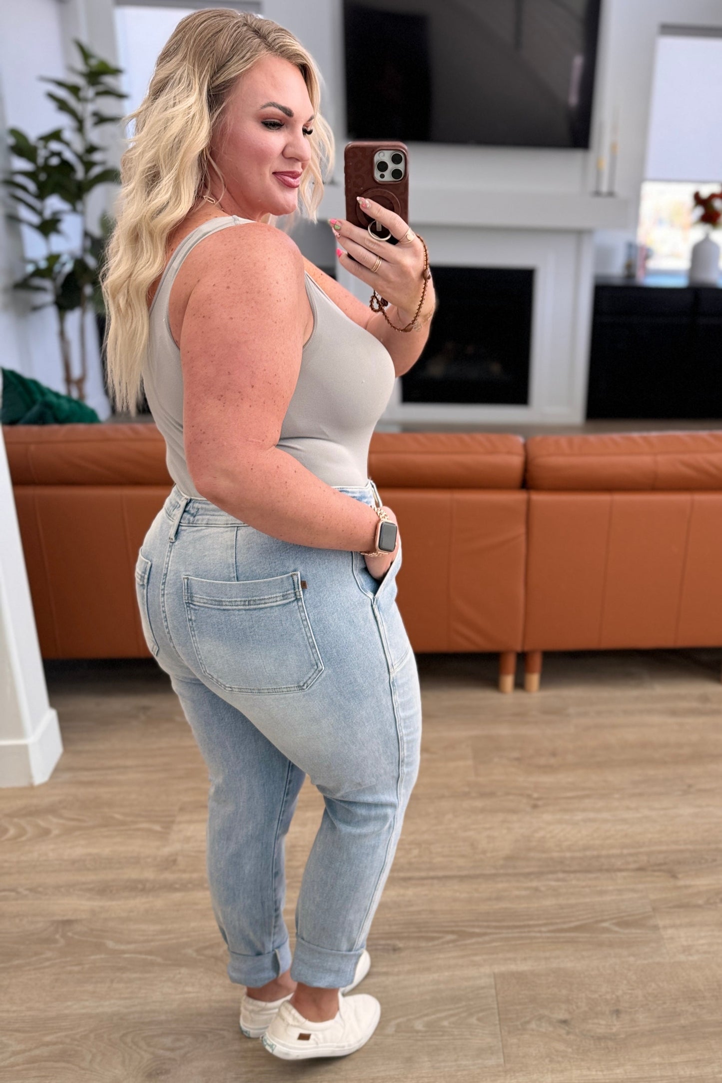 Judy Blue • Cooper •. High Rise Vintage Denim Jogger