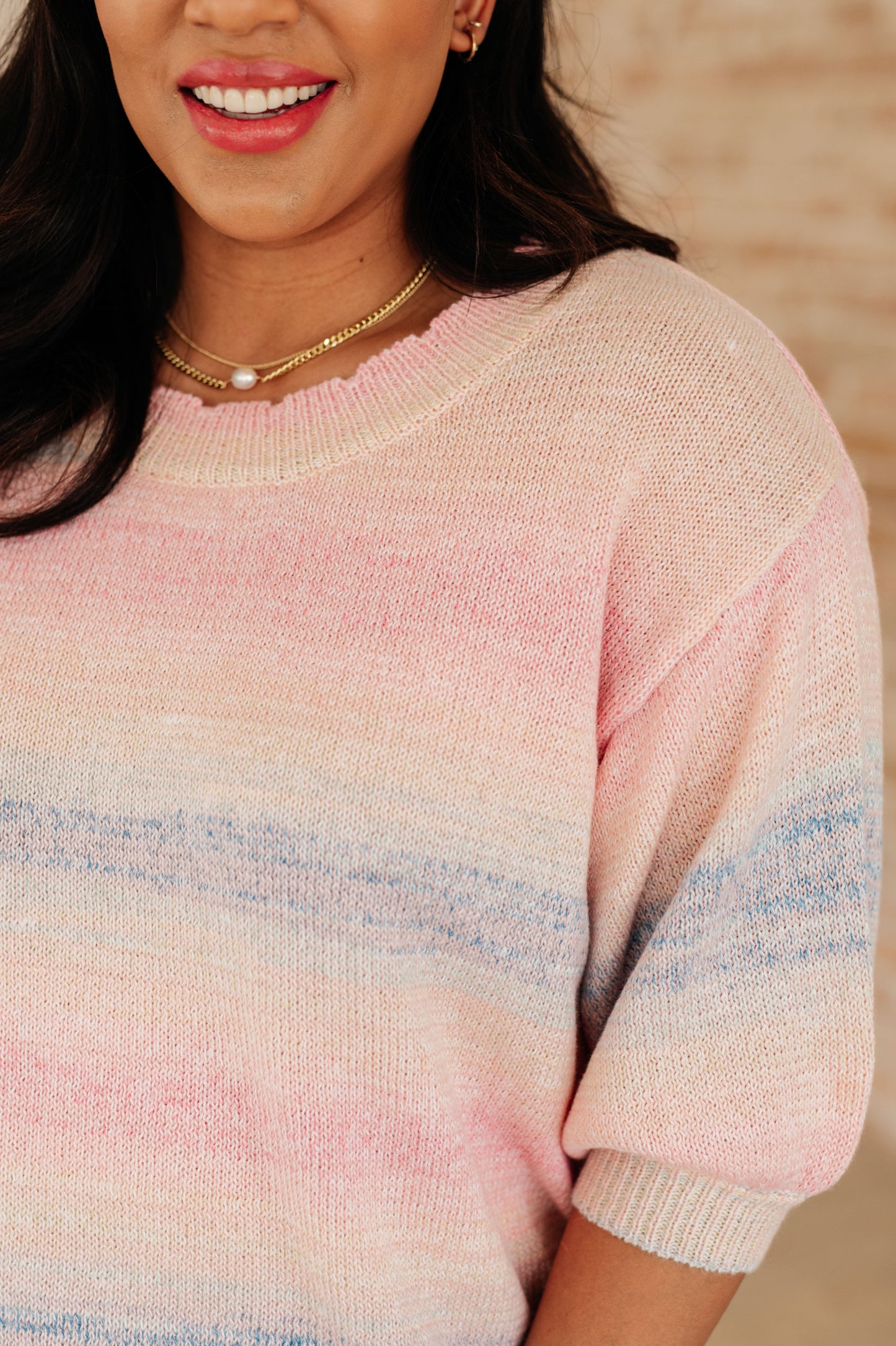 BiBi • I'll Never Stop Striped Sweater