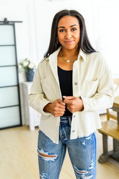 Jodifl • 100% Cotton Invested in You Corduroy Shacket