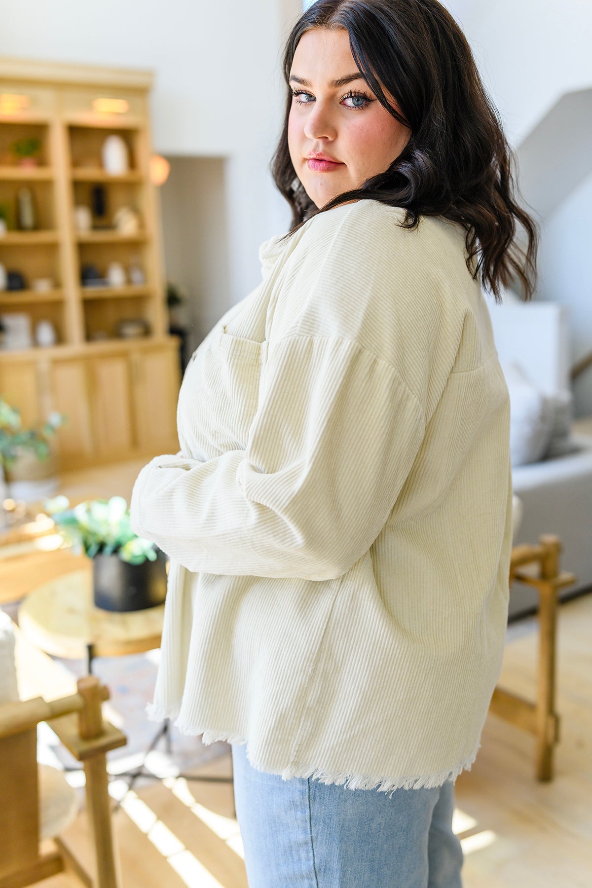 Jodifl • 100% Cotton Invested in You Corduroy Shacket