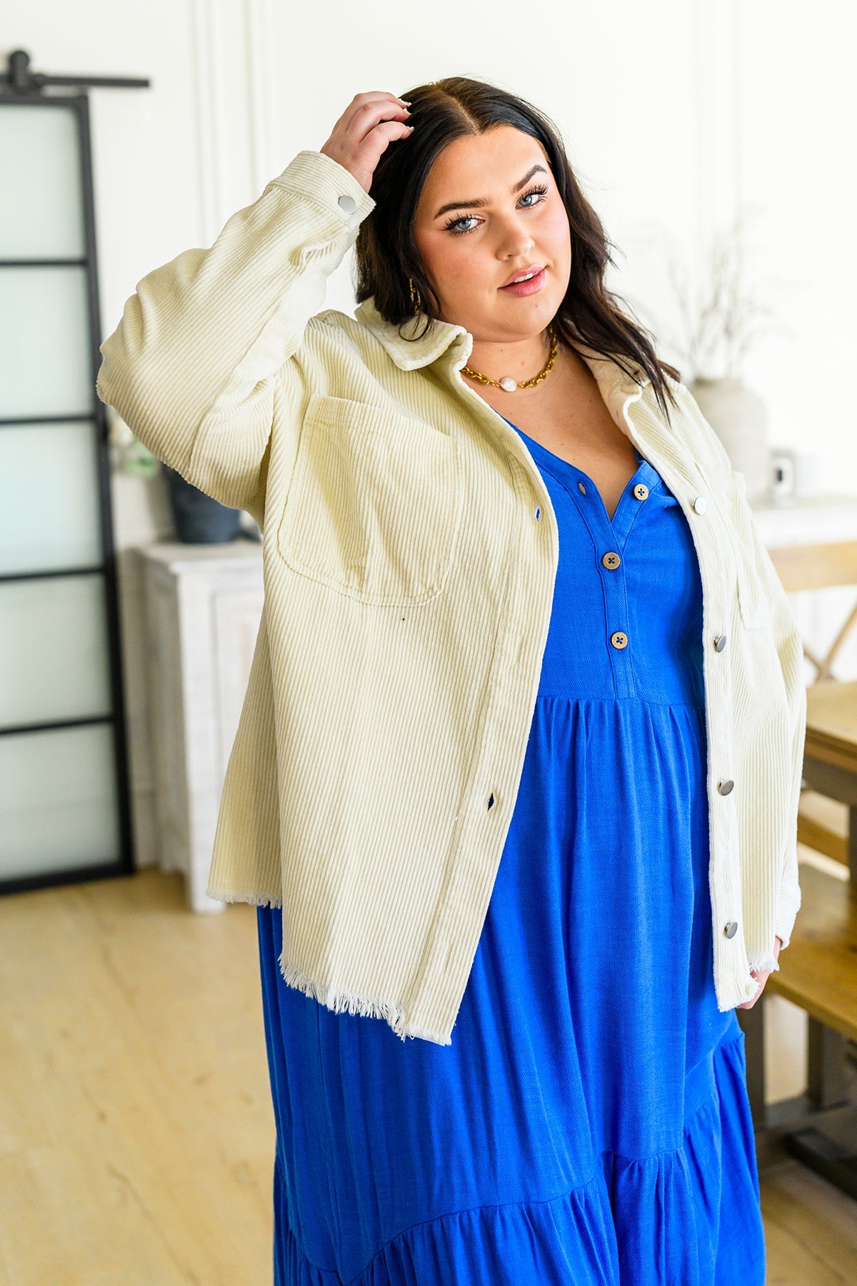 Jodifl • 100% Cotton Invested in You Corduroy Shacket