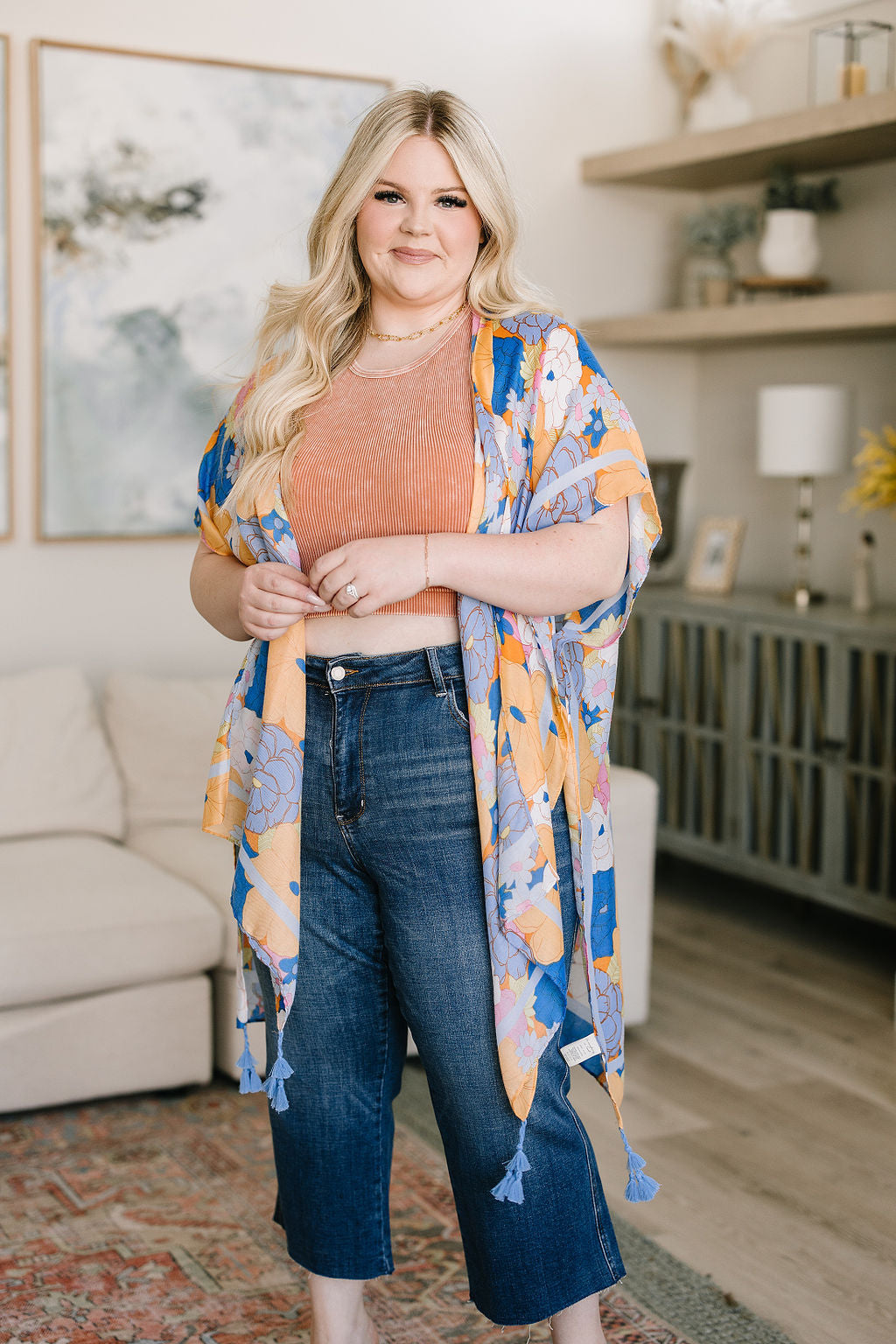 Judy Blue • Hayes High Rise Wide Leg Crop Jeans