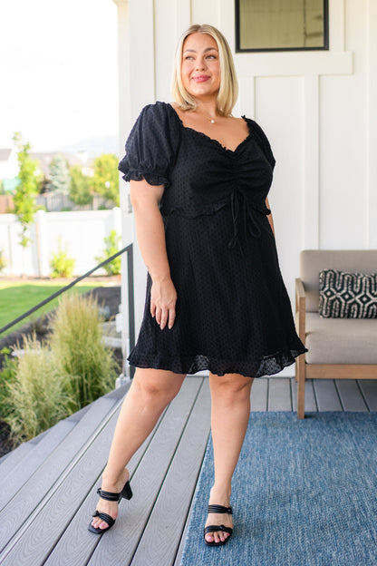 Andree By Unit • 100% Cotton • It's Cocktail Hour Ruffle Detail Dress
