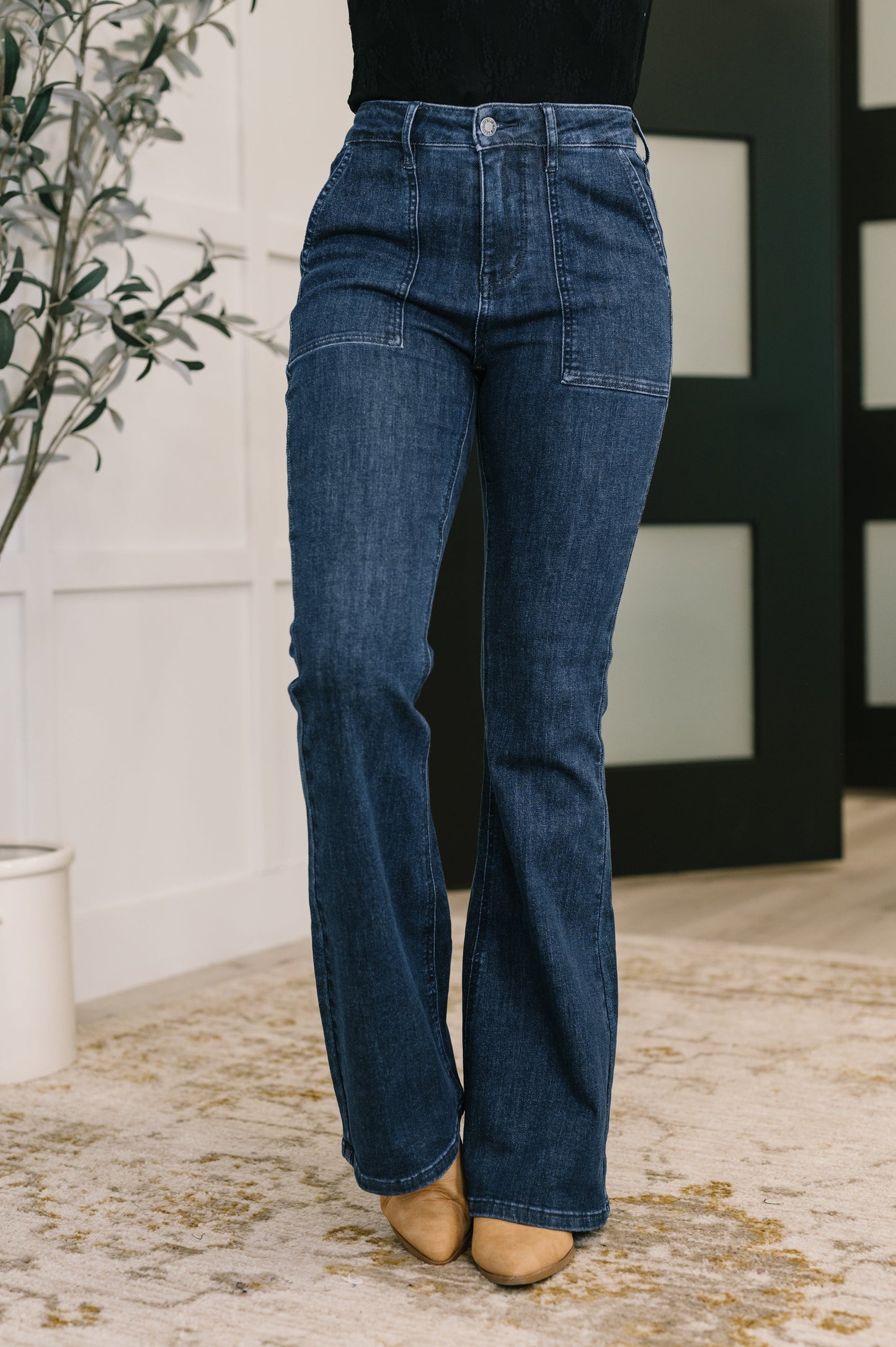 Judy Blue • Jada • High Waist Flare with Patch Pockets
