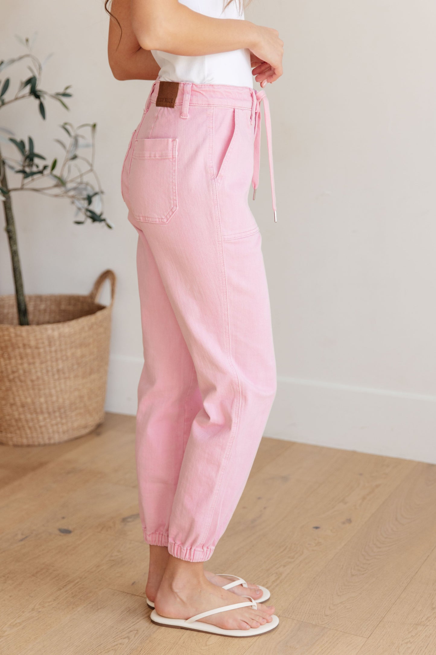 Judy Blue • Regina • High Rise Garment Dyed Denim Jogger