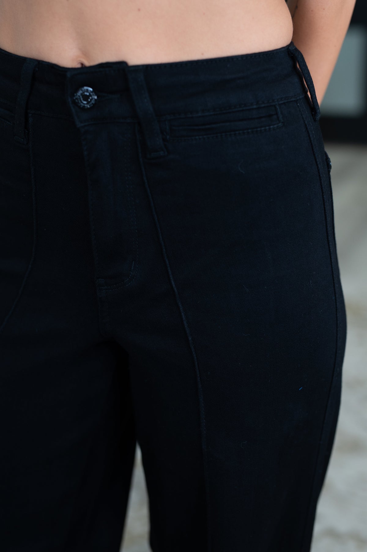 Judy Blue • Penelope High Waist Palazzo Jean in Black