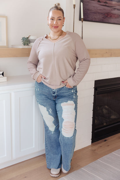 Less Conversation • V-Neck Top