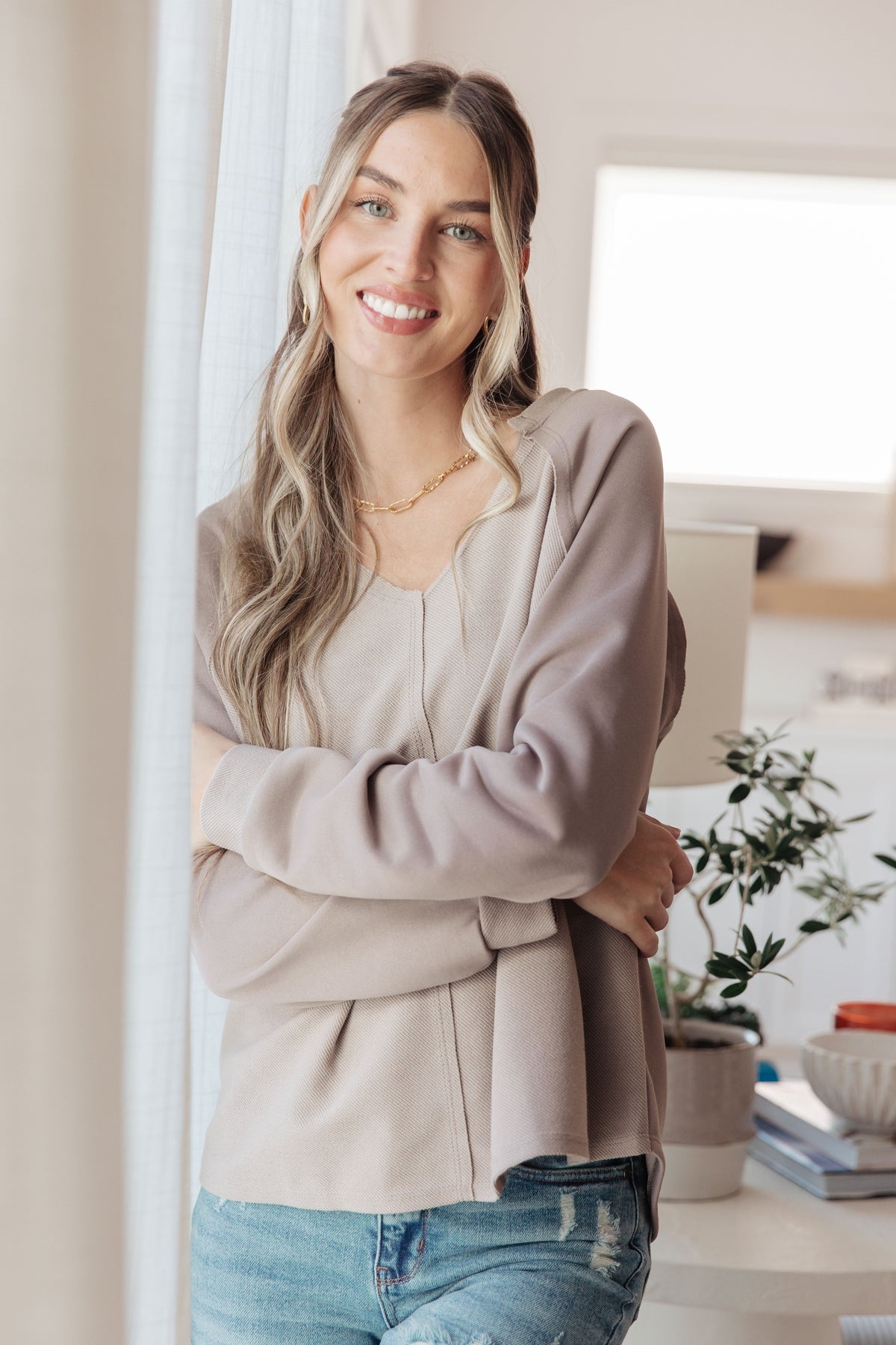 Less Conversation • V-Neck Top
