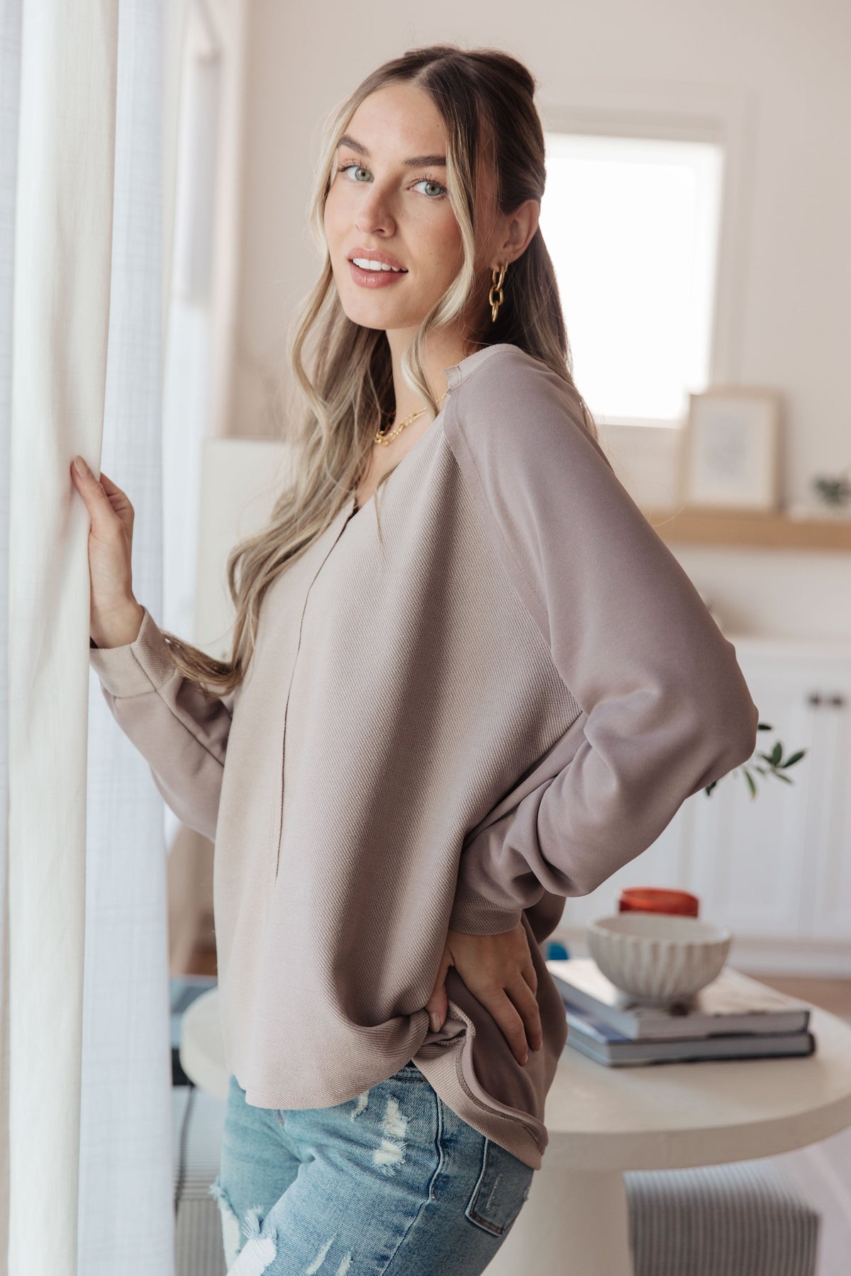 Less Conversation • V-Neck Top
