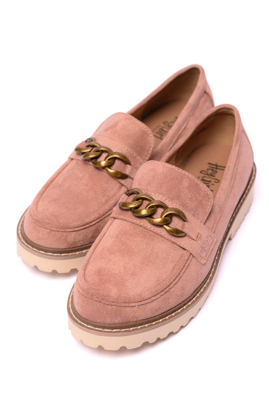 Corkys • Literally Loafers in Blush Faux Suede