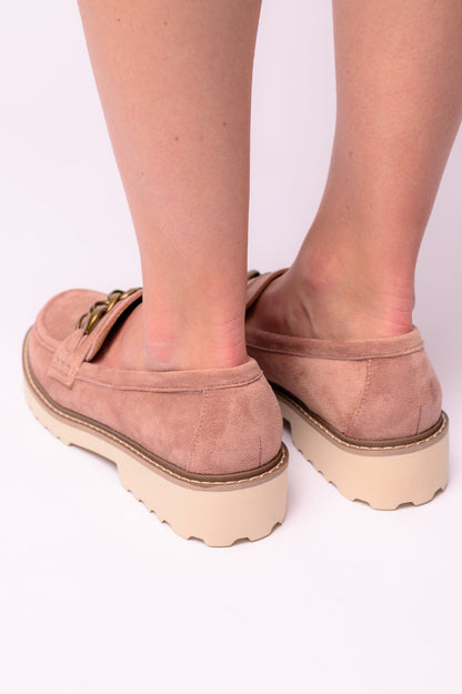 Corkys • Literally Loafers in Blush Faux Suede