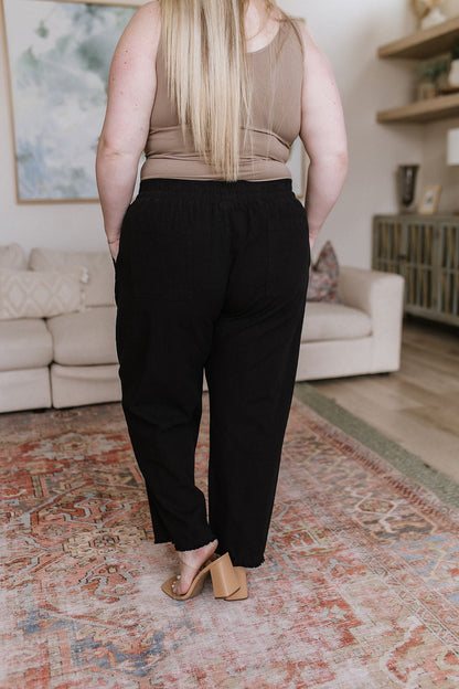 Love Me Dearly • High Waisted Pants in Black