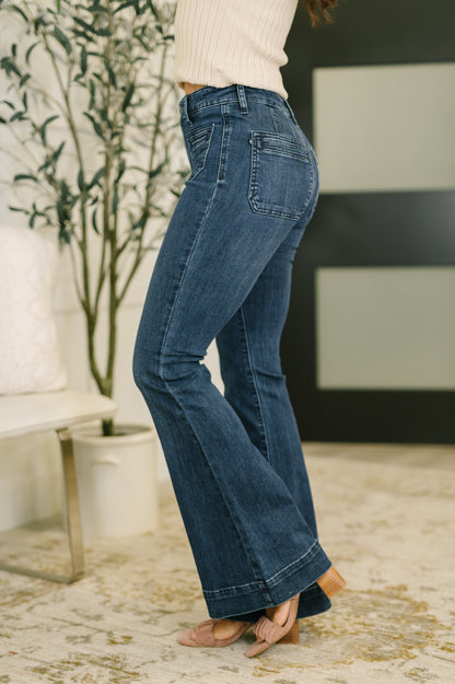 Judy Blue • Mackenzie • High Waist Flare with Vintage Pocket