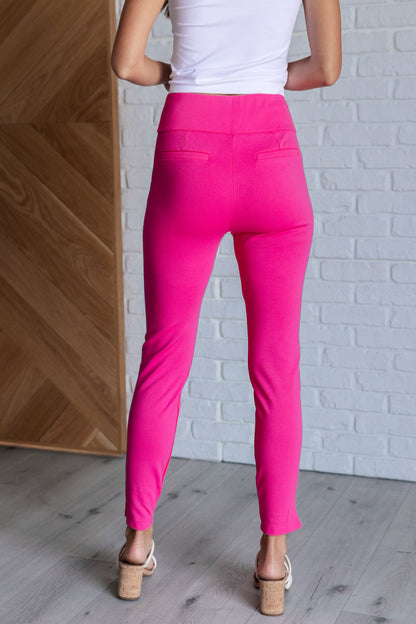 Dear Scarlett • Magic Skinny 28" Inseam Pants in Hot Pink