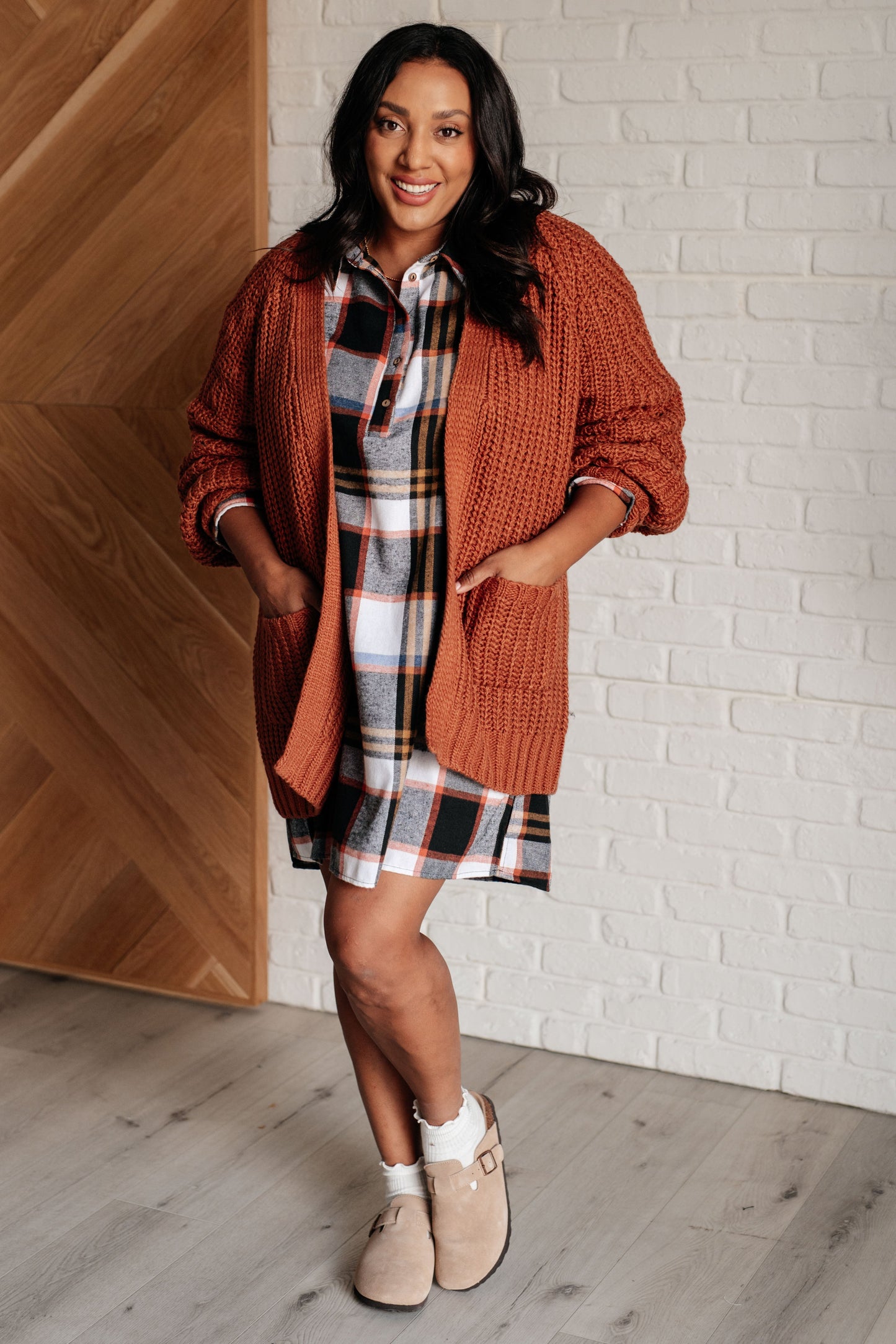 Jodifl • Make it Right Plaid Shirt Dress