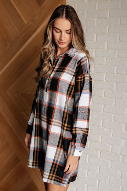 Jodifl • Make it Right Plaid Shirt Dress