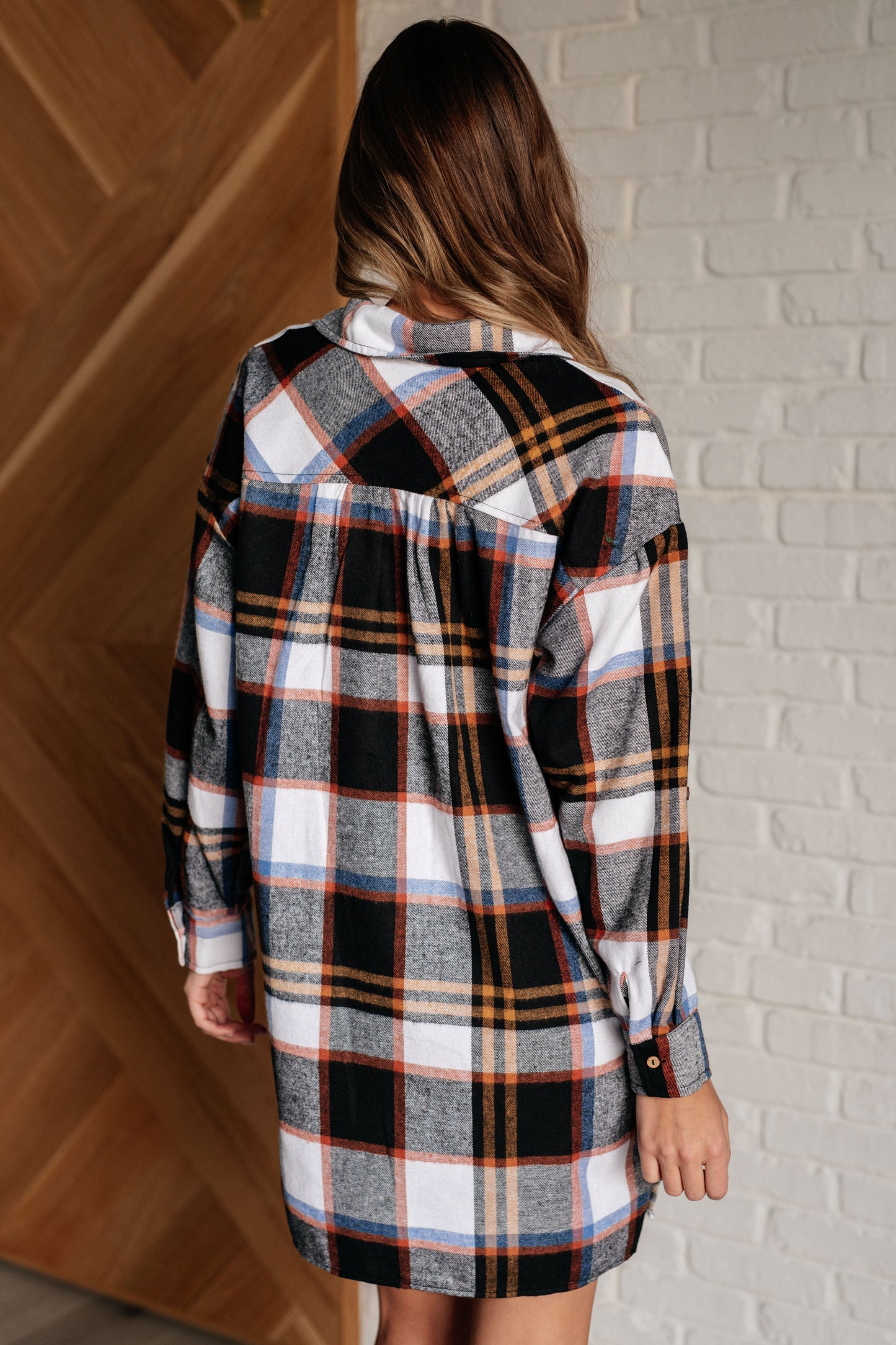 Jodifl • Make it Right Plaid Shirt Dress