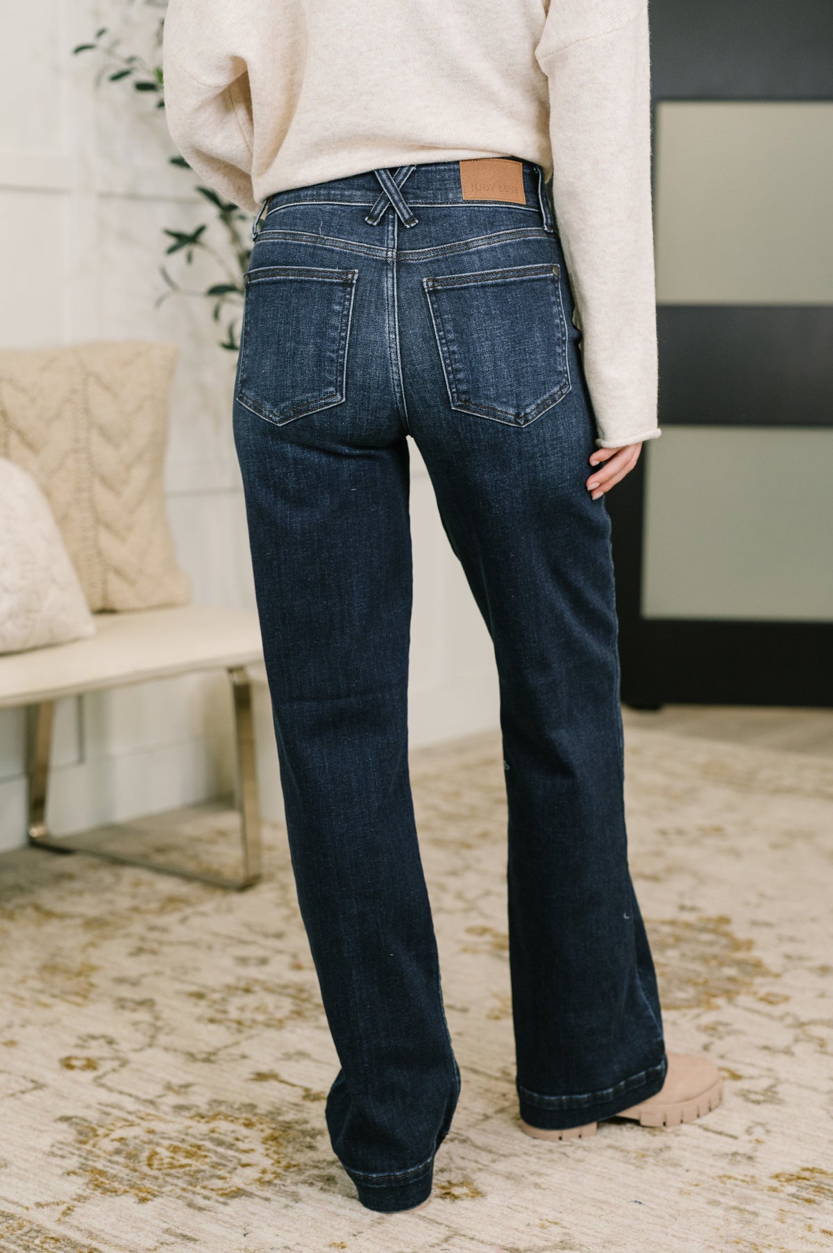 Judy Blue • Marty • High Waist Trouser Wide Leg Jean
