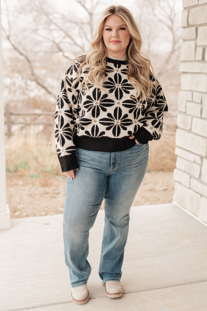 BiBi • Mid Mod Floral Sweater