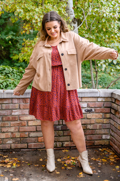 Jodifl • Most Genuine Spotted Dress In Rust