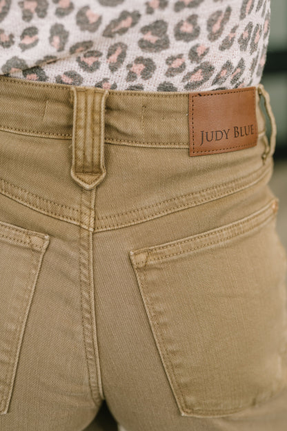 Judy Blue • Nancy • High Waist Wide Leg Ankle Jean with Vintage Front Yoke