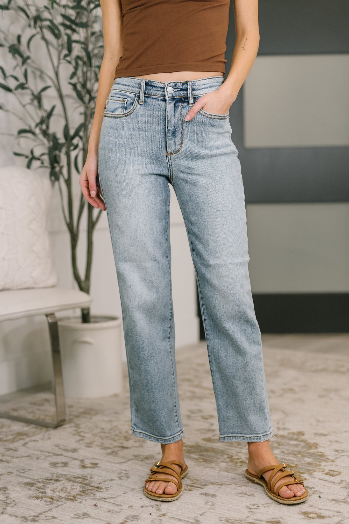 Judy Blue • Natalie • High Waist Ankle Straight