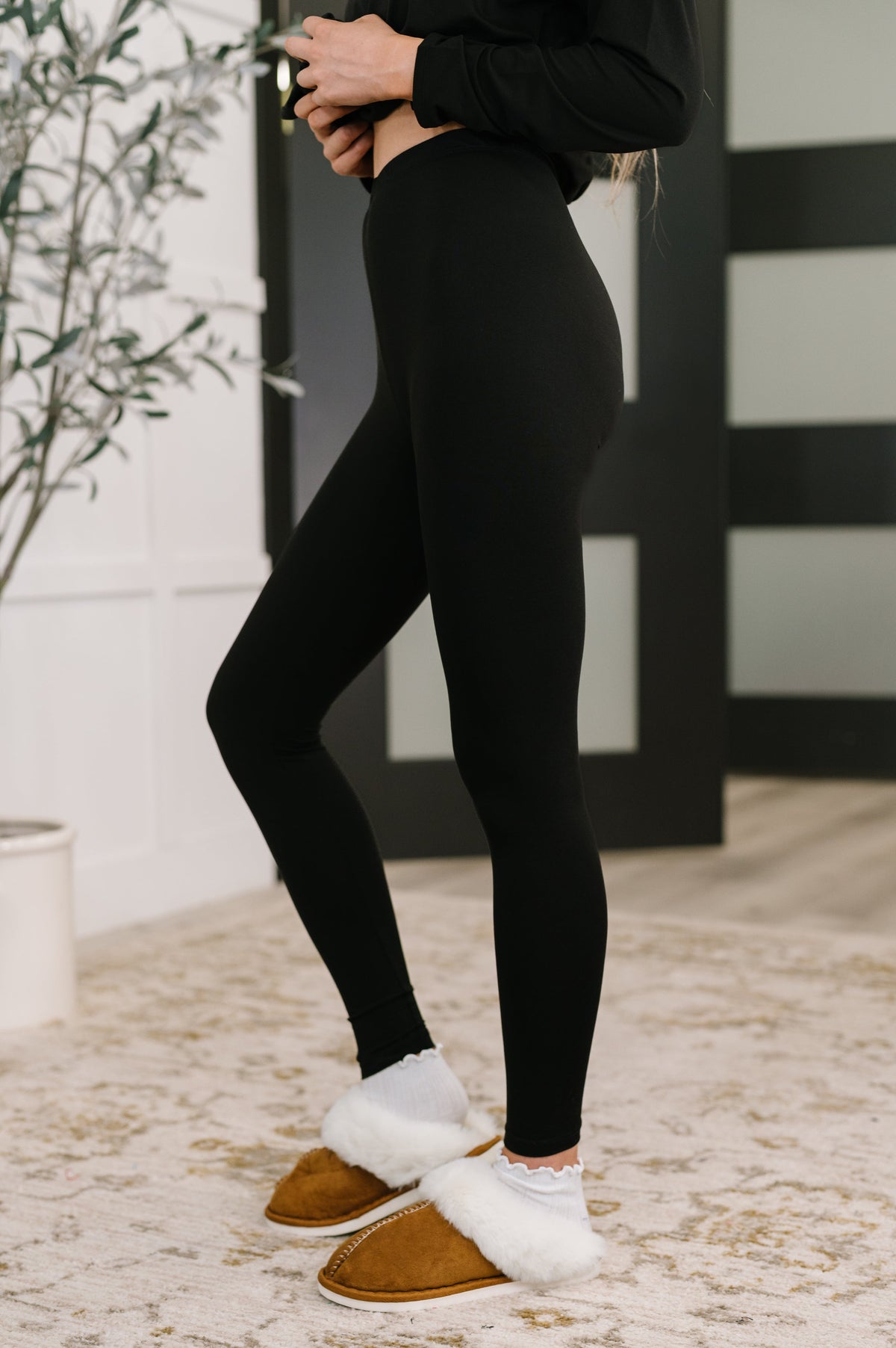 Zenana • Next to Nothing Top and Bottom Set in Black