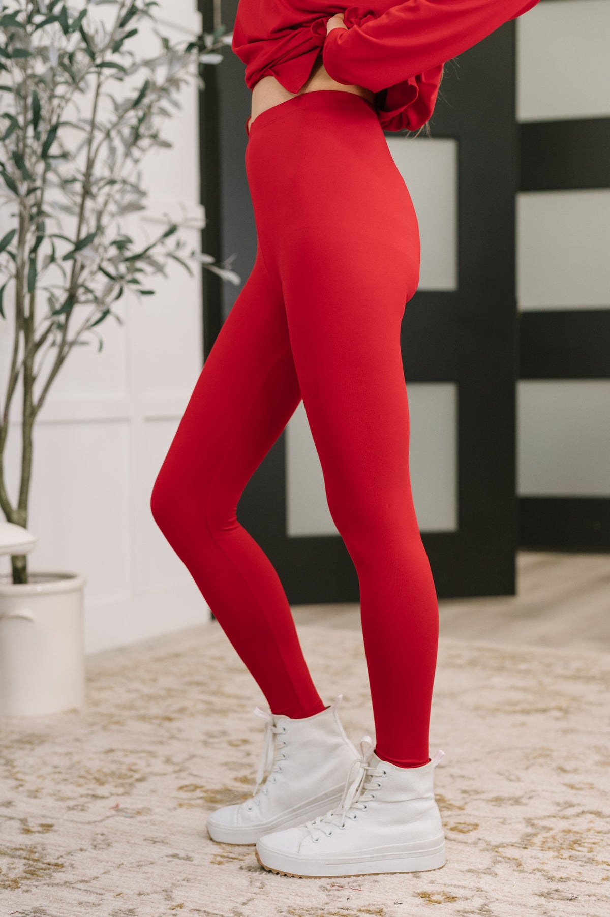 Zenana • Next to Nothing Top and Bottom Set in Ruby