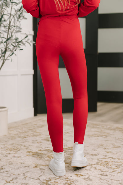 Zenana • Next to Nothing Top and Bottom Set in Ruby