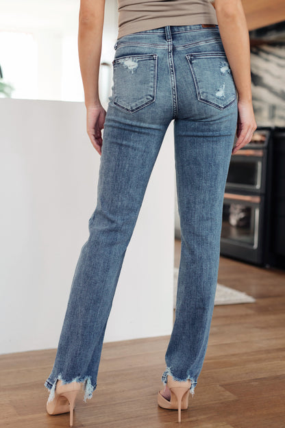 Judy Blue • O'Hara Destroyed Straight Jeans