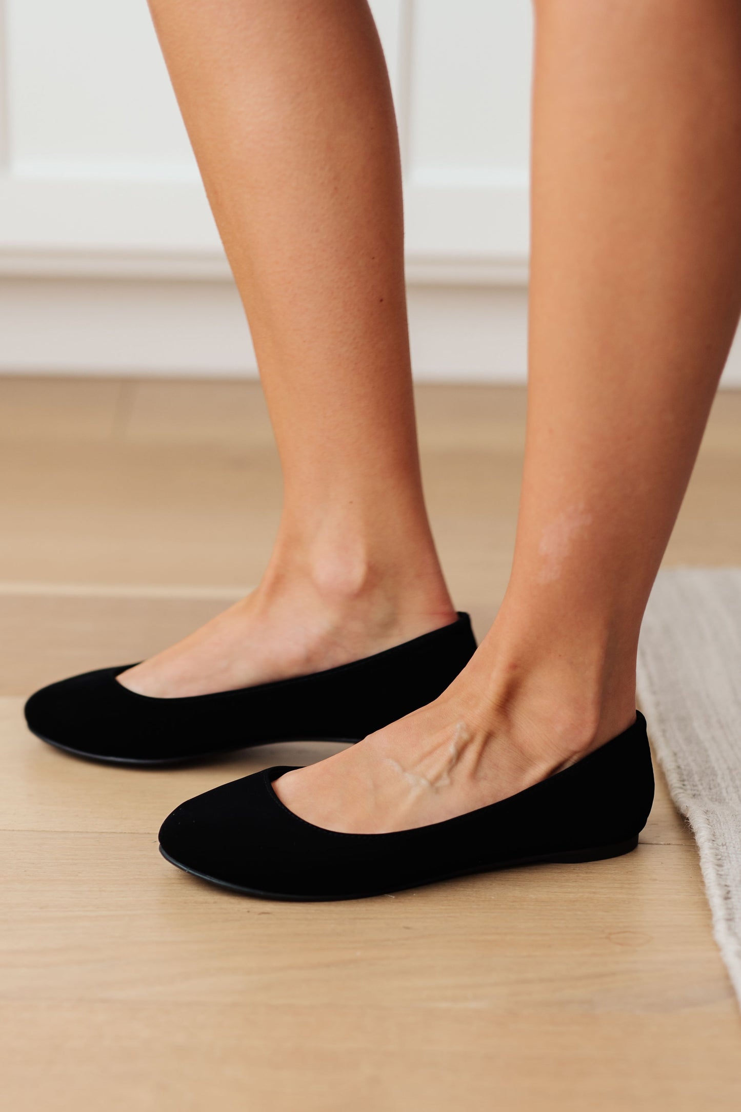 Soda • On Your Toes Ballet Flats in Black
