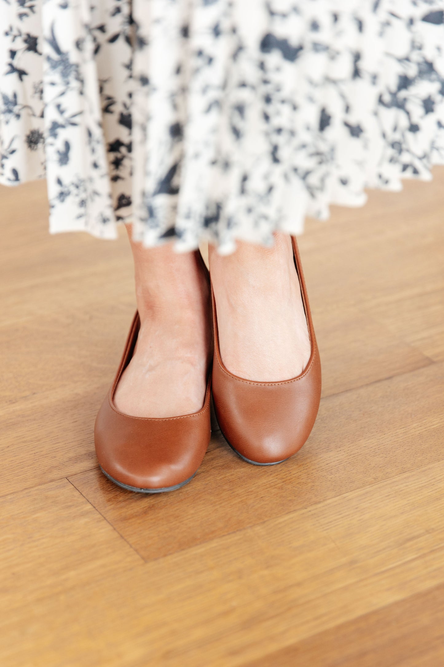 Soda • On Your Toes Ballet Flats in Camel