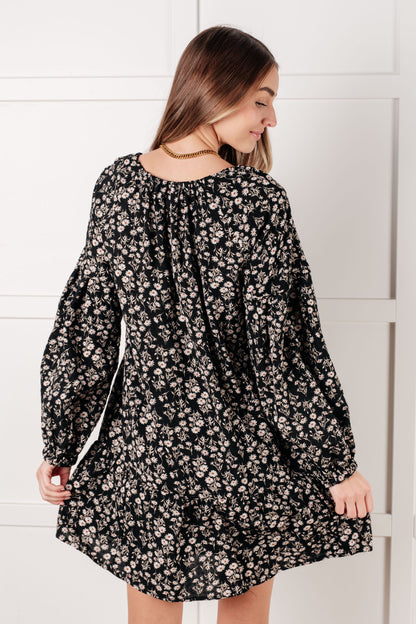 Once Again • V-Neck Floral Dress