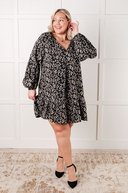 Once Again • V-Neck Floral Dress