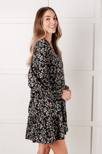 Once Again • V-Neck Floral Dress