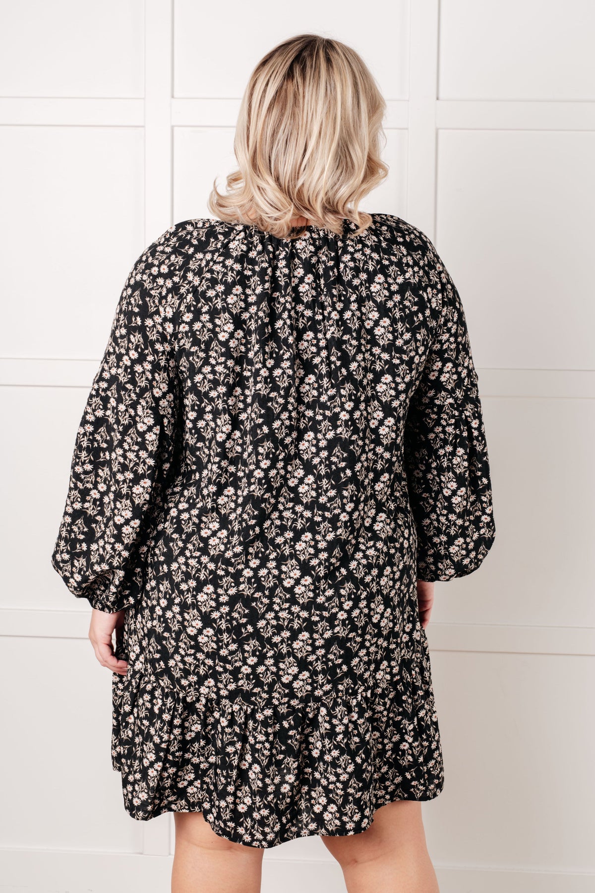 Once Again • V-Neck Floral Dress