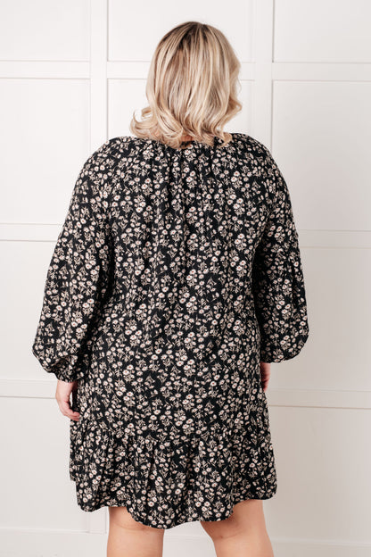 Once Again • V-Neck Floral Dress