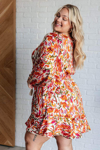 Jodifl • Once Upon a Dream • V-Neck Balloon Sleeve Dress