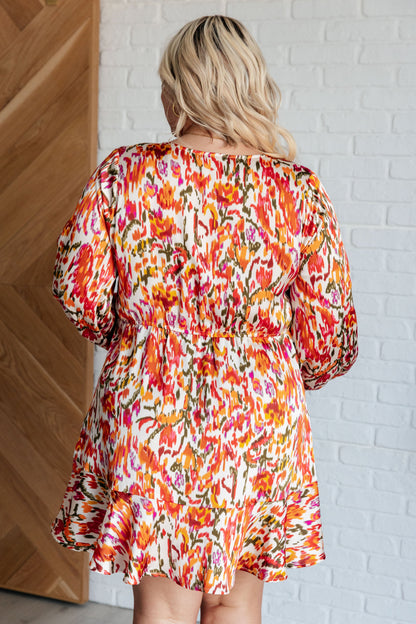 Jodifl • Once Upon a Dream • V-Neck Balloon Sleeve Dress