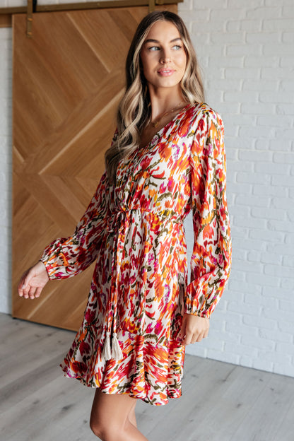 Jodifl • Once Upon a Dream • V-Neck Balloon Sleeve Dress