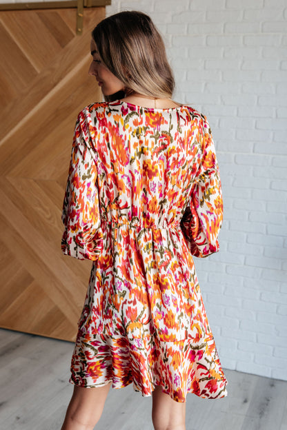 Jodifl • Once Upon a Dream • V-Neck Balloon Sleeve Dress