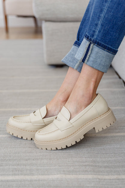 Soda • Penny For Your Thoughts Loafers in Bone