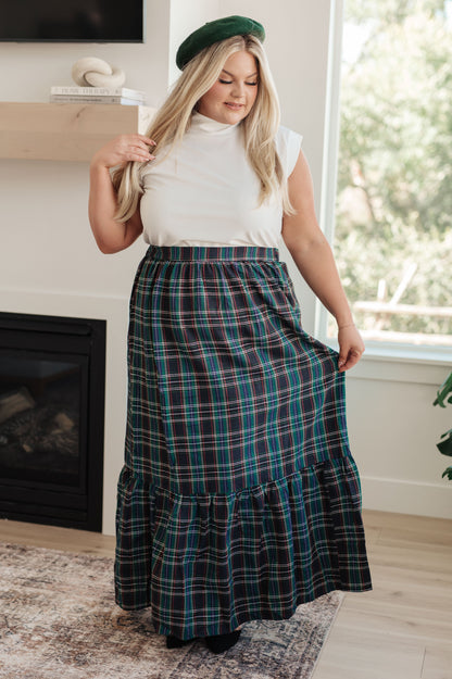 Jodifl • Plaid Perfection Maxi Skirt