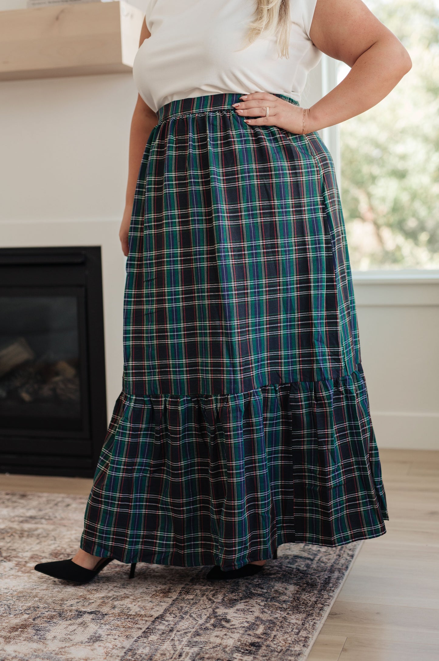 Jodifl • Plaid Perfection Maxi Skirt