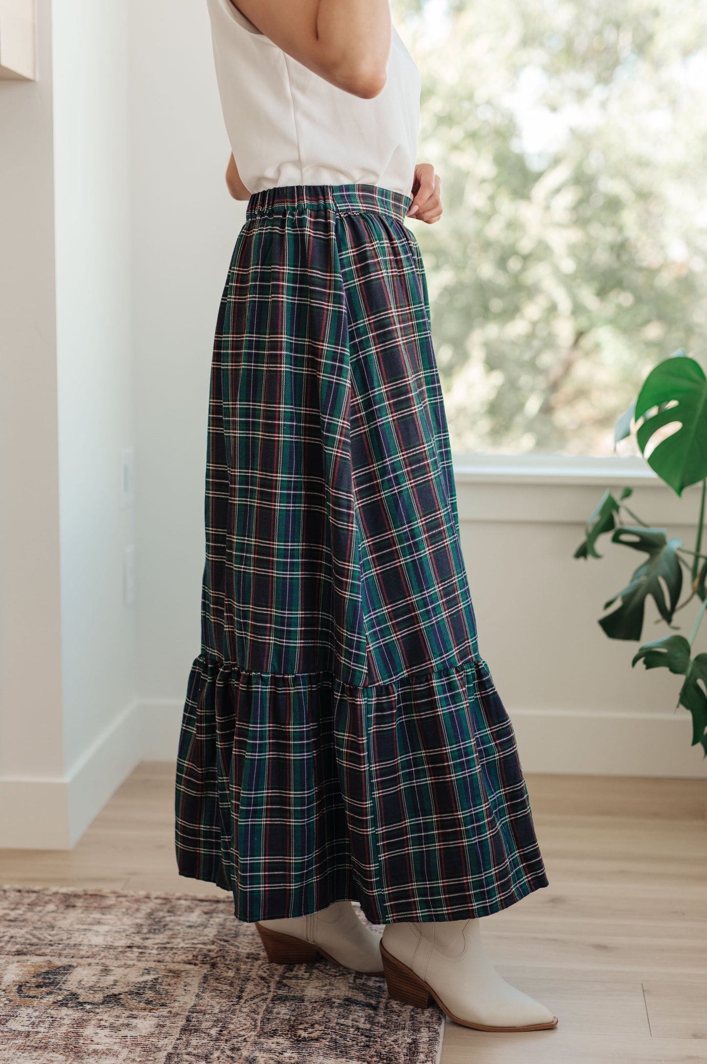 Jodifl • Plaid Perfection Maxi Skirt