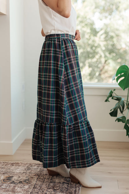 Jodifl • Plaid Perfection Maxi Skirt